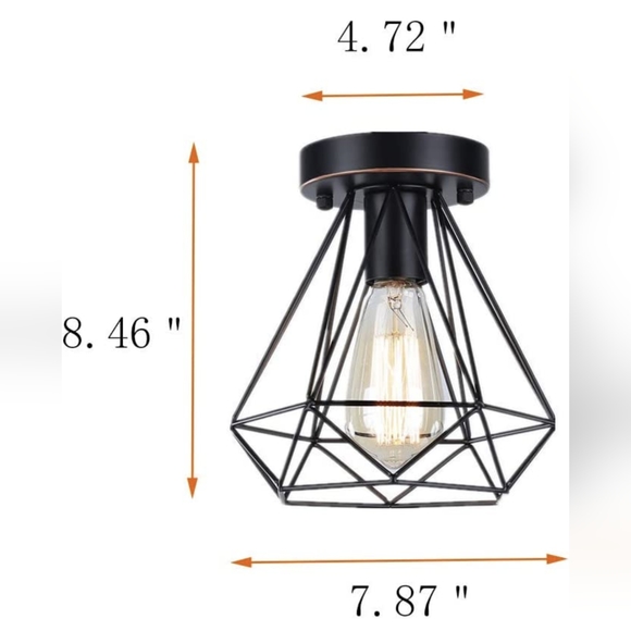 Lighting Semi-Flush Mount Ceiling Light - Picture 2 of 4